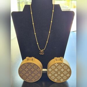 Gold Necklace with Pendant